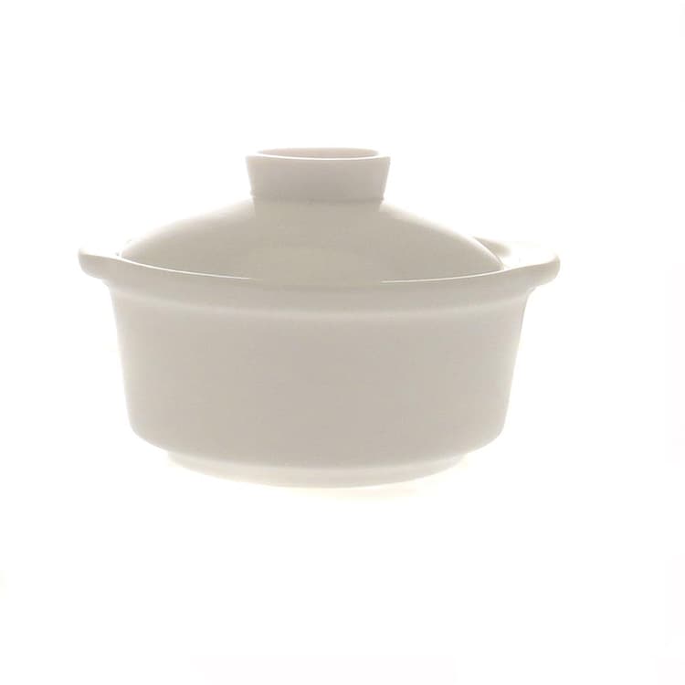 Горшочек для запекания CAMEO IMPERIAL WHITE с крышкой 480МЛ D15,5СМ H10СМ 210-50