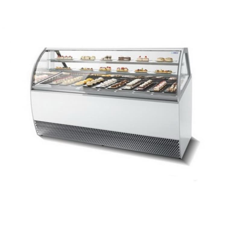 Витрина кондитерская ISA MILLENNIUM PAS LX 170 белая панель