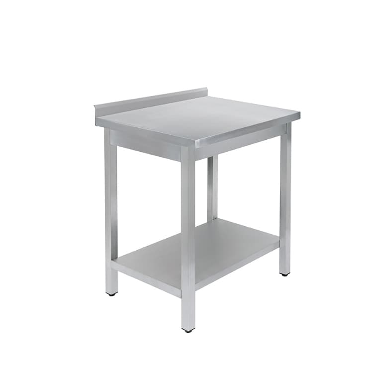 Стол универсальный Luxstahl СПУ-7/6 со сплошной полкой нерж