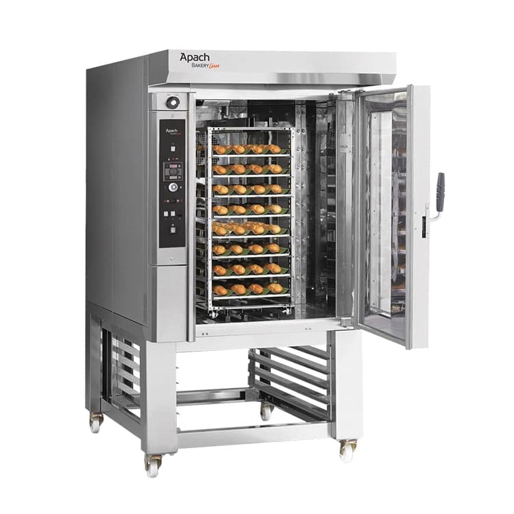 Печь миниротационная электрическая с подом на колесах APACH BAKERY LINE C46EL EMPTA+E218PA/C