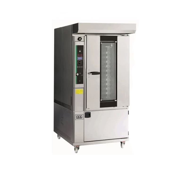 Печь миниротационная электрическая с подом на расстойке APACH BAKERY LINE C46EP DPTA+E218PA/C