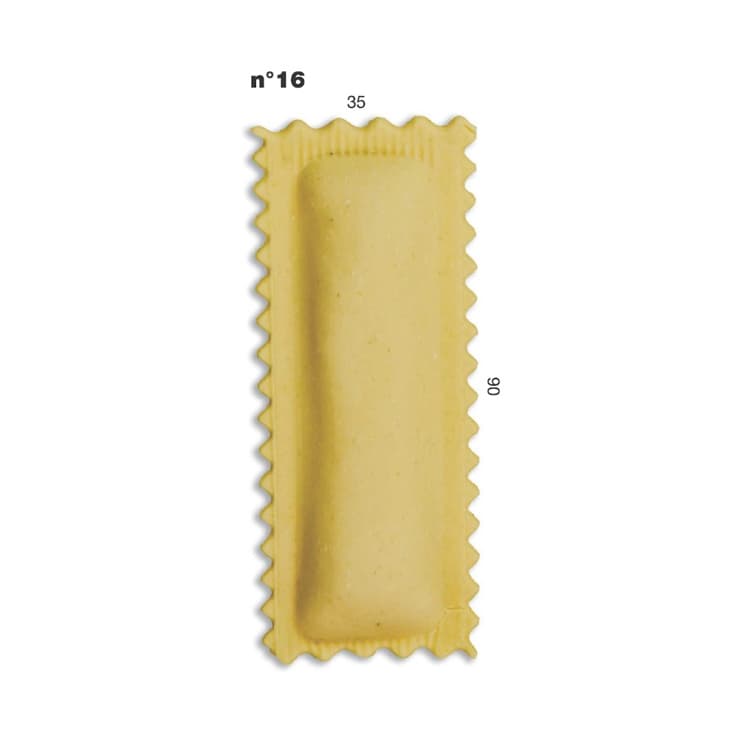 Насадка для равиоли 35x90 мм для Multipasta Imperia and La Monferrina (Ravioli mould 16 )