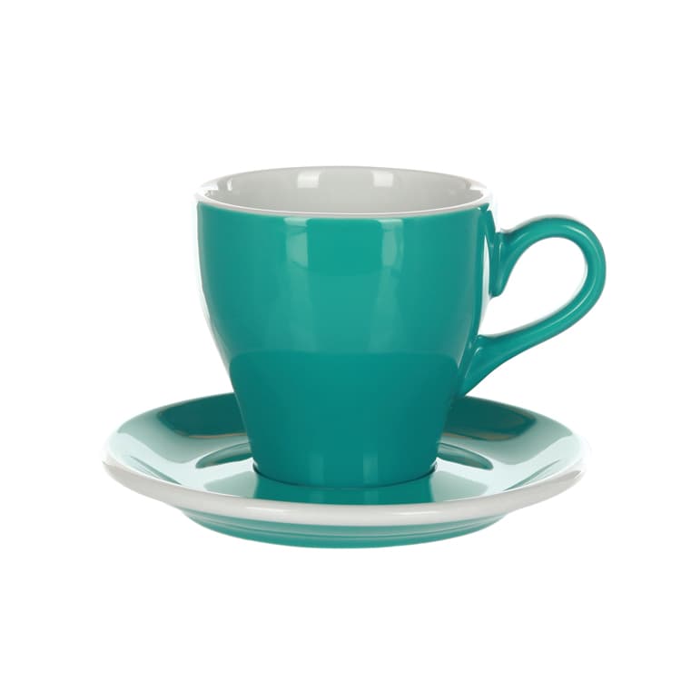 Кофейная пара Loveramics Tulip 280ml, бирюзовый (teal BTE)