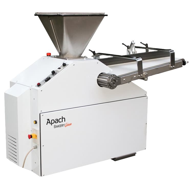 Тестоделитель вакуумный  APACH BAKERY LINE SD140 SA с теф. бункером, сист-й смазки приводом конв-ра