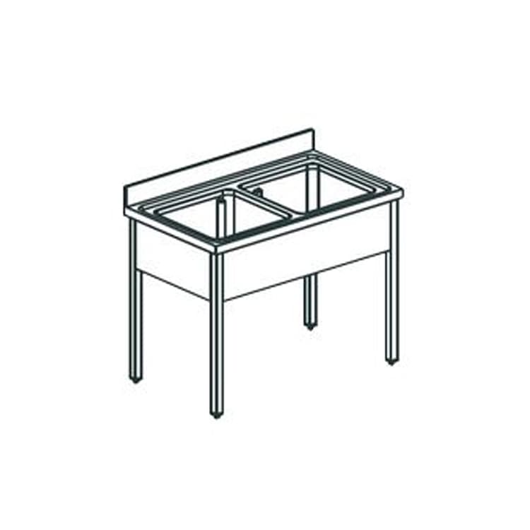 Ванна котломоечная APACH CHEF LINE L2P197-85