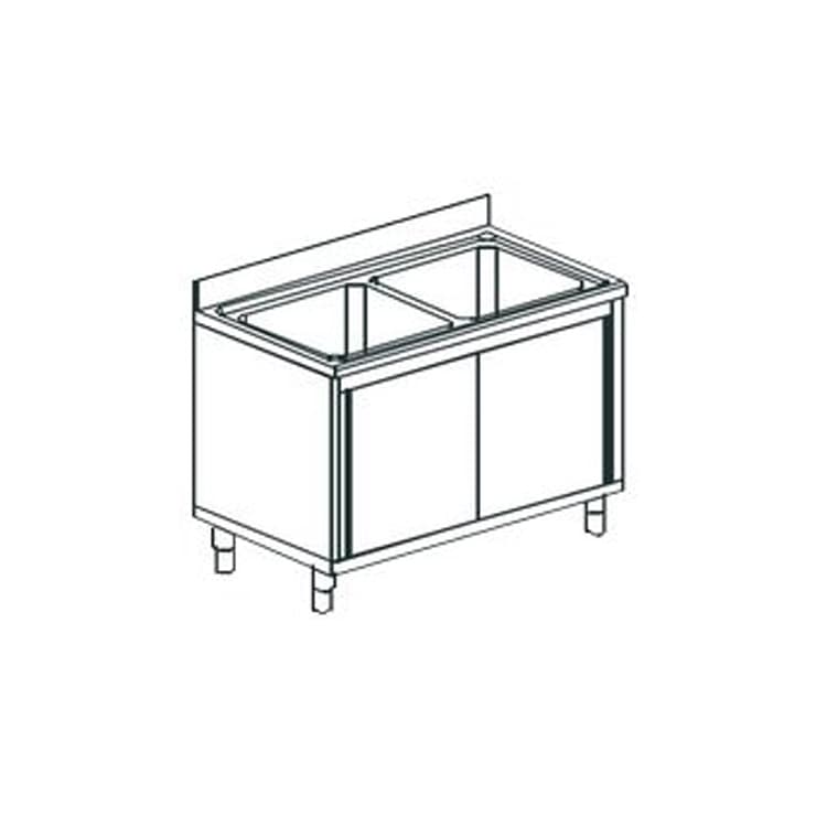 Ванна котломоечная APACH CHEF LINE L2P197-85SD