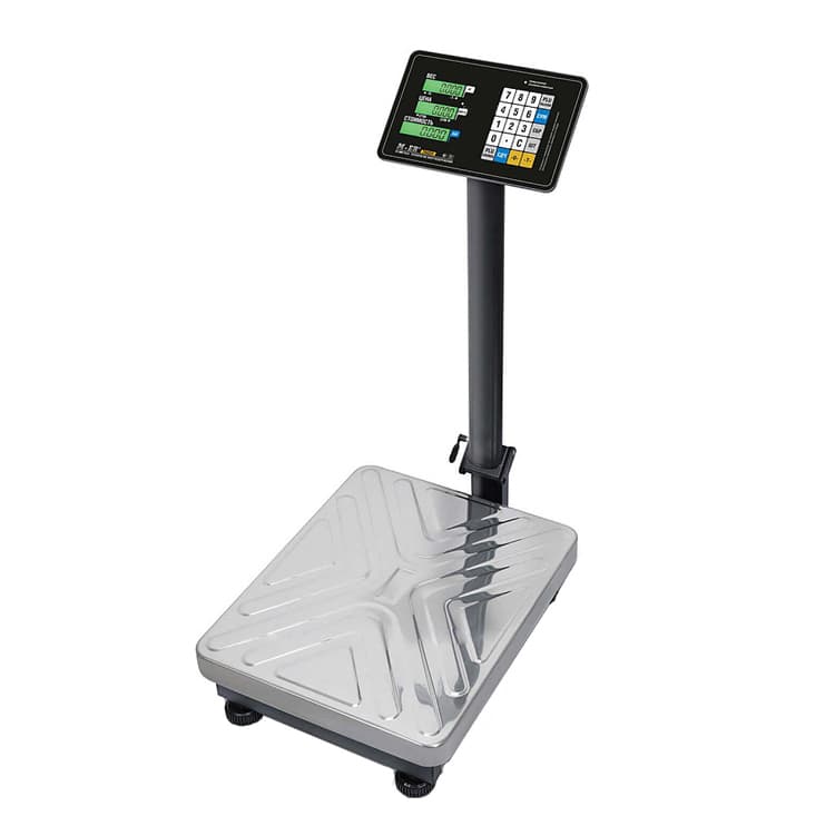 Весы напольные Mertech M-ER 333 ACP-300.100 "TRADER" с расч. стоимости LCD