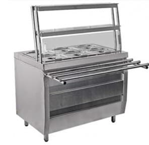 Вега  Прилавок  охлаждаемый  открытый комплект 3ПВО - 15/7 Н