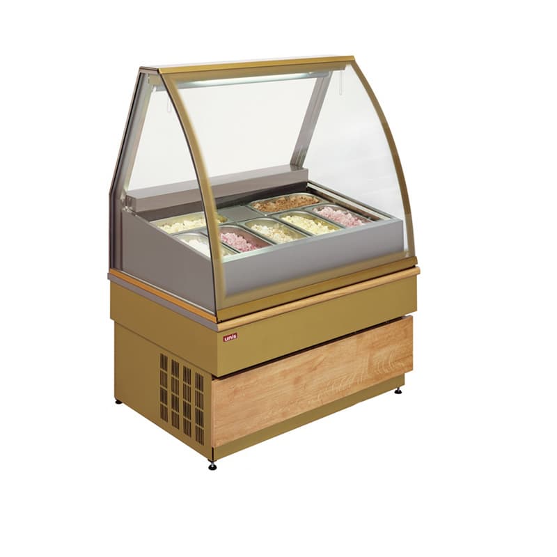 Витрина для мороженого Unis Georgia III 1000 gold